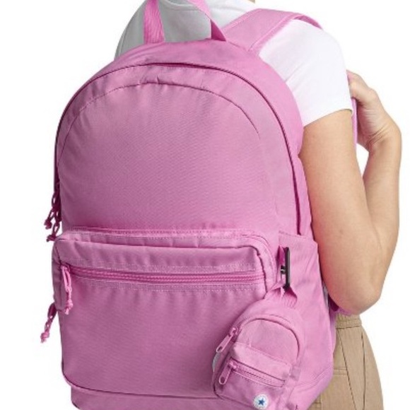 Converse Handbags - Converse 18" Go 2 Backpack Pink Backpack with Mini Pouch
